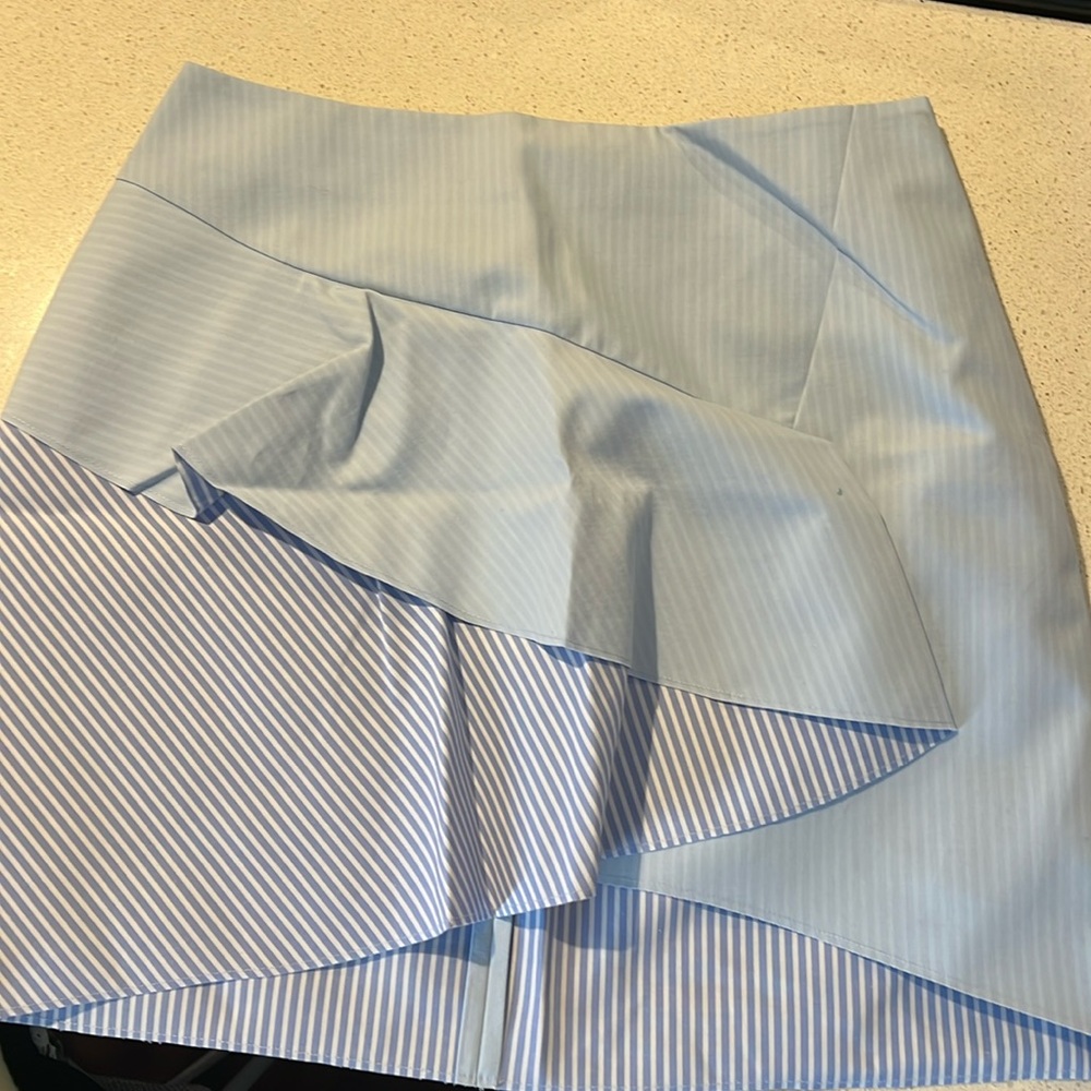 Blue White Stripe Zara Skirt